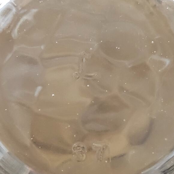 Libbey Frost Pattern Clear Drinking Glasses Set of 2 Crackle pattern on inside - Picture 3 of 7